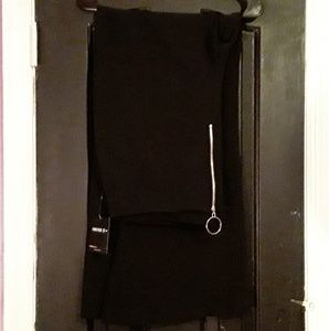 Plus Size Stretchy Pants with Zipper